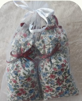 Paquet de 4 sachets de lavande Sachets Fleurettes